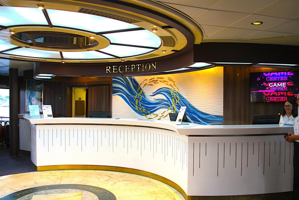 MV Gemini Reception Desk