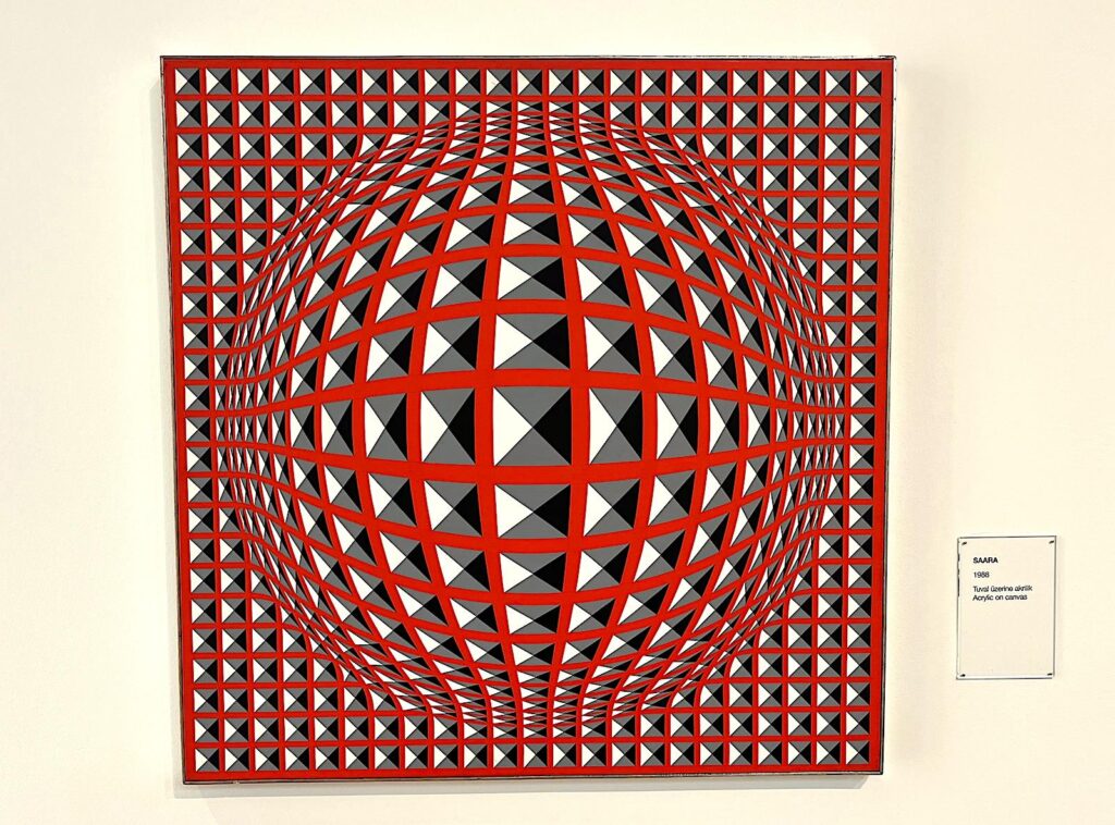 Victor Vasarely "Saara" (1988 - Acrylic on Canvas