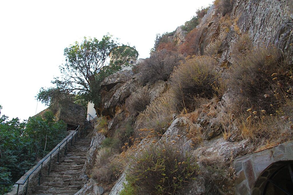 Lower Cave Entrance & Panagia Agiogalousaina