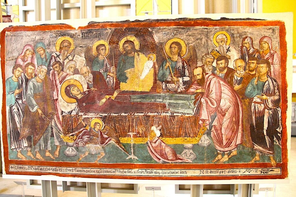 The Dormation of the Mother of God (1707) - Church of Panagia Krena 