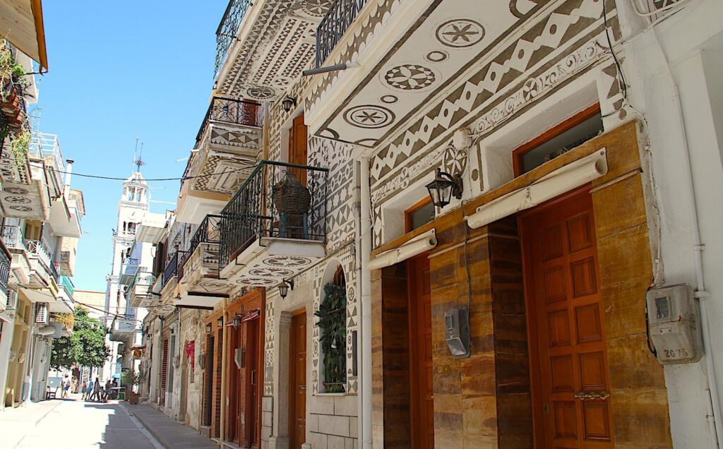 Pyrgi Houses with “Xysta” Decorated Façade