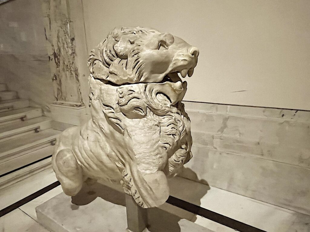 Lion Statue from Harbour Gymnasium (C2nd A.D.)