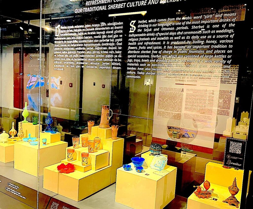 İzmir Şerbeti Culture Display at the Izmir Archaeology & Ethnography Museum