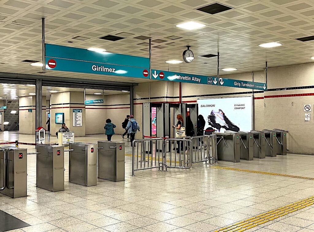 Fahrettin Altay Metro Entry Turnstiles