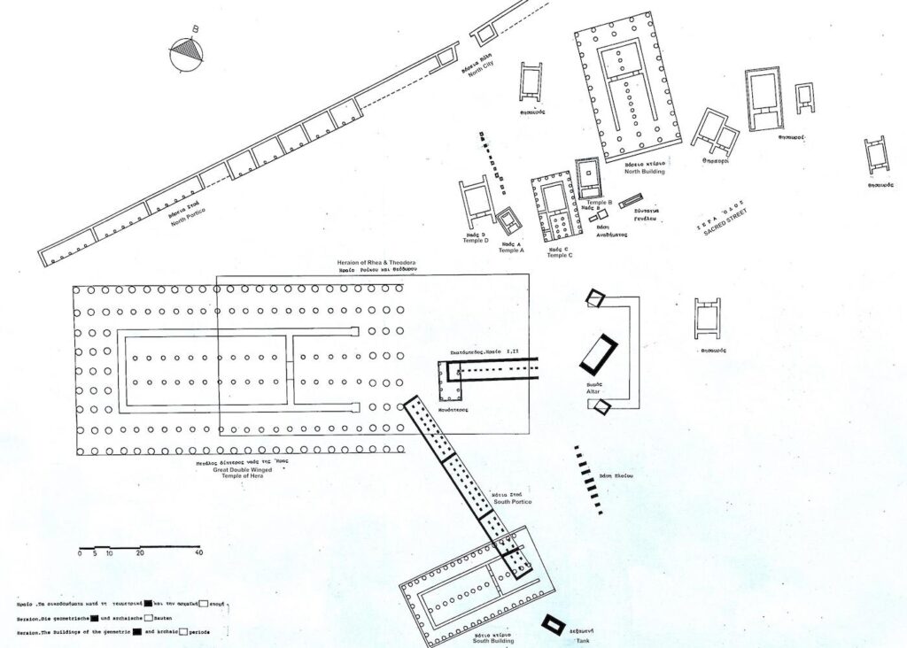 Plan of Samos Heraion