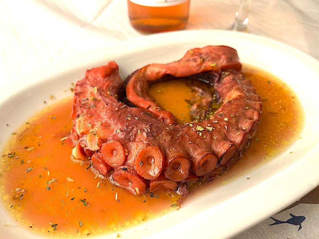Octopus in Wine Sauce