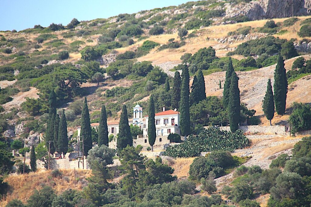 The Monastery of Panagia Spiliani, near Pythagoreio