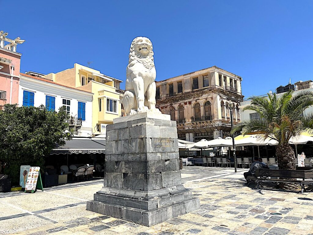 Lion Statue on Pythagoras Square, Samos