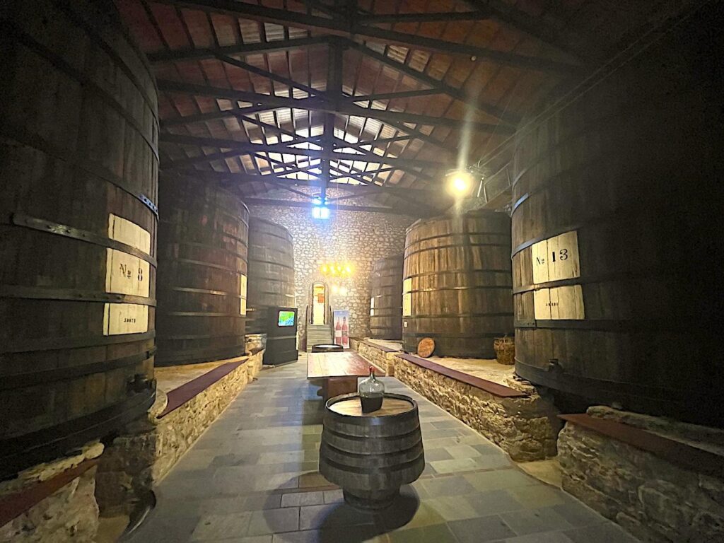 Huge Barrels & Tasting Hall
