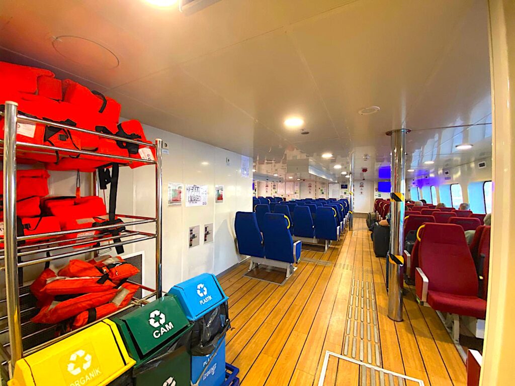 İzmir-Lesbos Ferry Lower Deck