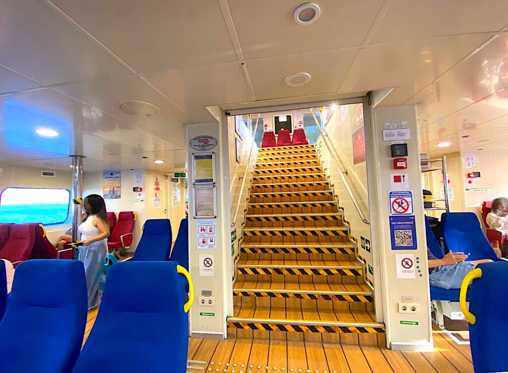 İzmir-Lesbos Ferry Lower Deck