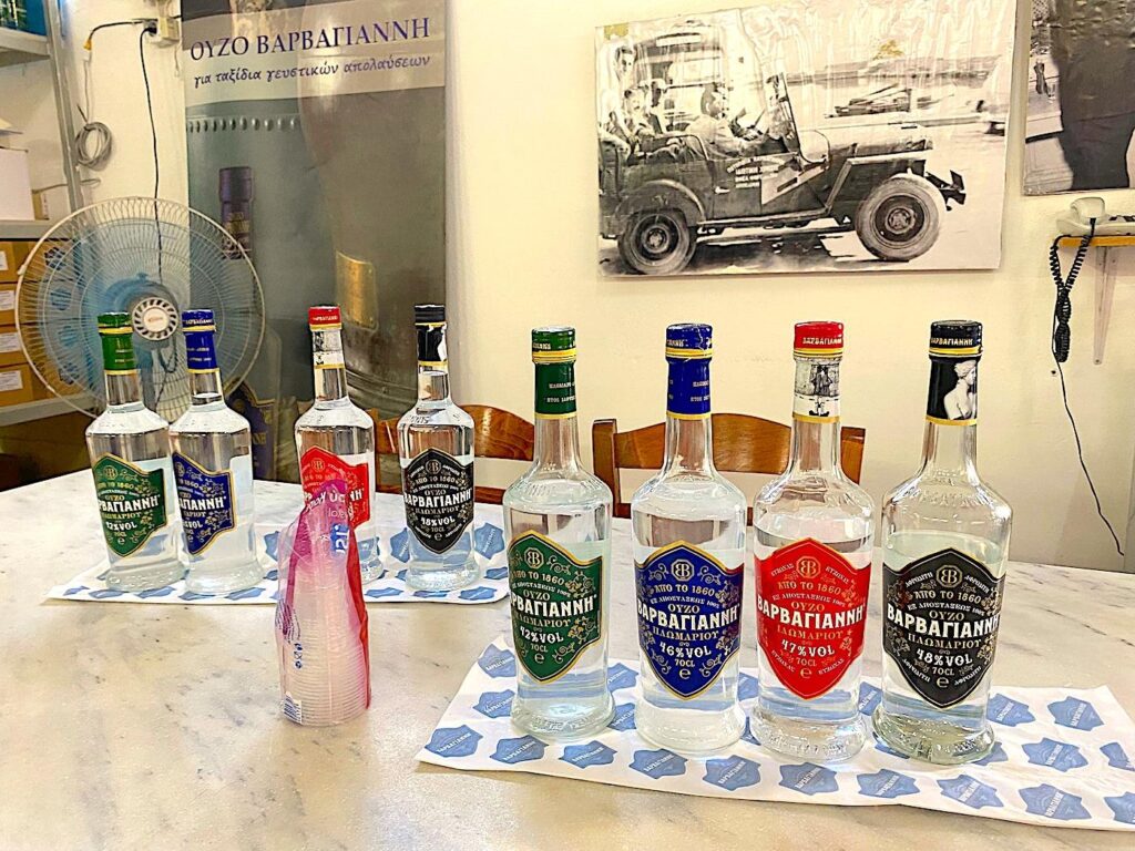 Ouzo Tasting Selection