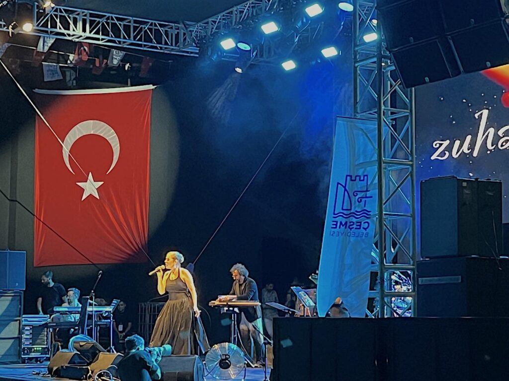 Zuhal Olcay at Çeşme Amphitheatre