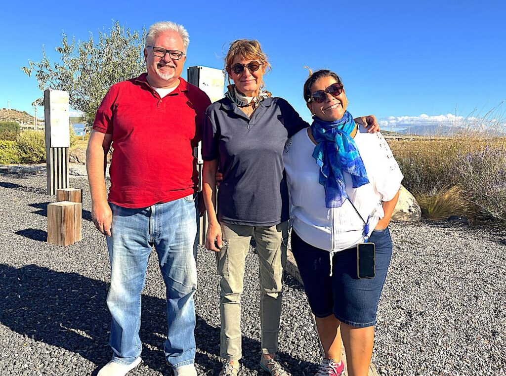 Serap, Darren & Kıvılcım at Alaçatı Wetland